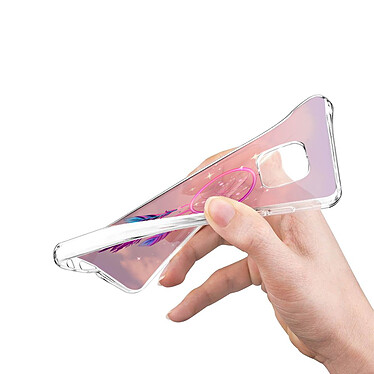 Avis Evetane Coque Samsung Galaxy S9 360 intégrale transparente Motif Attrape rêve rose Tendance