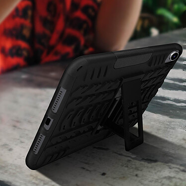 Avizar Coque iPad Mini 2021 Bi-matière avec Béquille Support Noir pas cher
