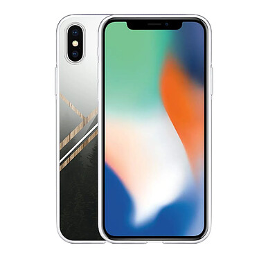 Avis LaCoqueFrançaise Coque iPhone X/Xs silicone transparente Motif Trio Forêt ultra resistant