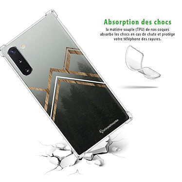 Avis LaCoqueFrançaise Coque Samsung Galaxy Note 10 anti-choc souple angles renforcés transparente Motif Trio Forêt
