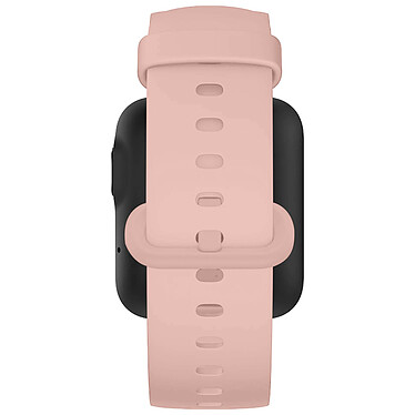 Avizar Bracelet pour Xiaomi Mi Watch Lite / Redmi Watch Silicone Soft touch Premium Rose Clair Ajustable par Boucle Ardillon