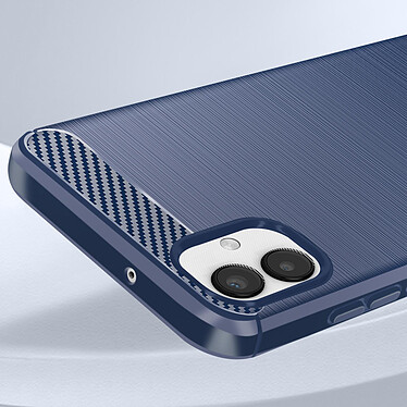 Acheter Avizar Coque pour Samsung Galaxy A05 Effet Carbone Silicone Flexible Antichoc  Bleu Nuit
