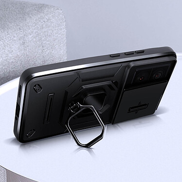 Acheter Avizar Coque pour Xiaomi 13T et 13T Pro Bague Support Cache Caméra Coulissant  Noir