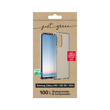 JUST GREEN Coque pour Samsung Galaxy A52 4G/A52 5G/A52s 5G Infinia Ultra-Résistante Transparent pas cher