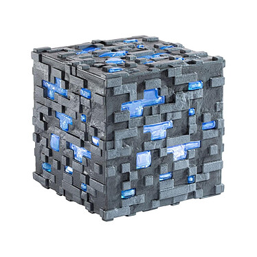 Minecraft - Réplique Illuminating Diamond Ore Cube 10 cm