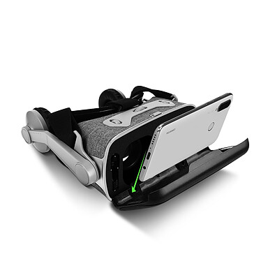 Avis Casque VR Smartphone Immersion Audio Jack 3.5mm Sangles réglables Gris et noir