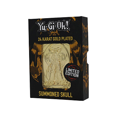 Avis Yu-Gi-Oh ! - Réplique Card Summoned Skull (plaqué or)