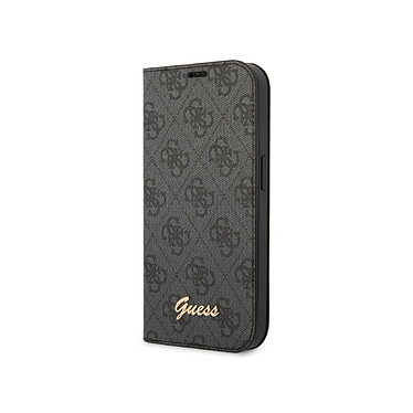 Guess Étui Folio pour iPhone 14 Plus Imprimé 4G Tendance Noir