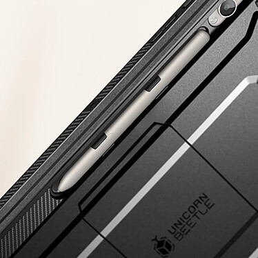 Supcase Coque Intégrale pour Galaxy Tab S9 Ultra Antichoc avec Béquille Noir pas cher