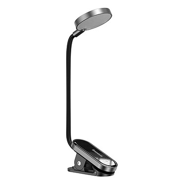 Baseus Lampe LED Sans-fil Clip Bras Flexible Bouton Tactile Autonomie 24h Noir
