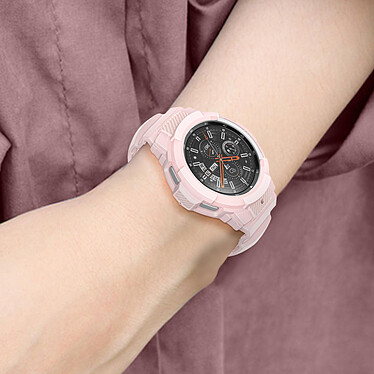 Avizar Bracelet pour Galaxy Watch 5 / 5 Pro / 4 Silicone Ajustable  rose pas cher