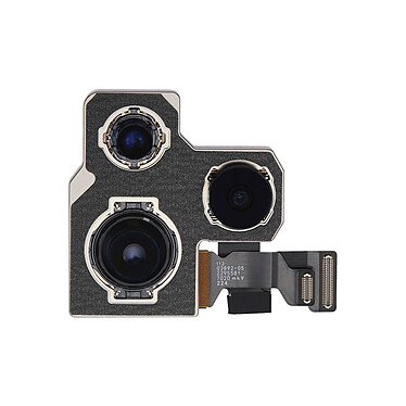 Clappio Caméra Arrière pour iPhone 14 Pro Module Capteur Photo avec Nappe de Connexion