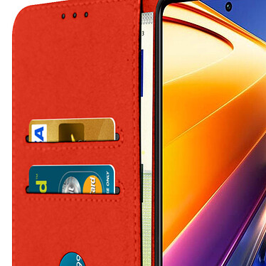 Acheter Avizar Housse pour Xiaomi Poco F4 GT Clapet Portefeuille Fonction Support Vidéo  rouge