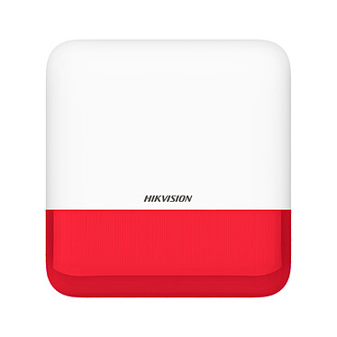 Hikvision - Sirène extérieure - DS-PS1-E-WE/Red