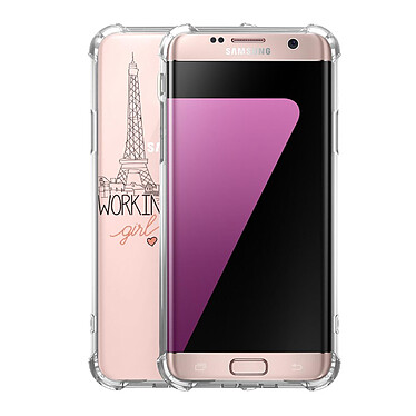 Avis LaCoqueFrançaise Coque Samsung Galaxy S7 Edge anti-choc souple angles renforcés transparente Motif Working girl