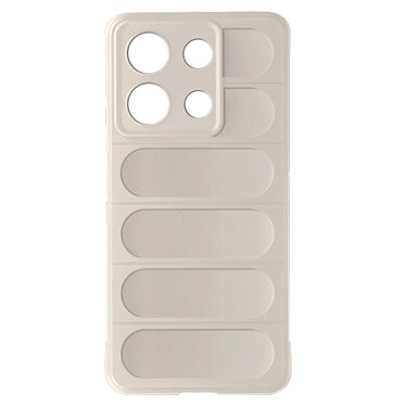 Avizar Coque pour Xiaomi Redmi Note 13 4G Antichoc Silicone Motif texturé 3D Blanc