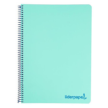 LIDERPAPEL carnet spirale A6 Micro Wonder 240 pages 90g 5x5mm 4 bandes Vert x 3