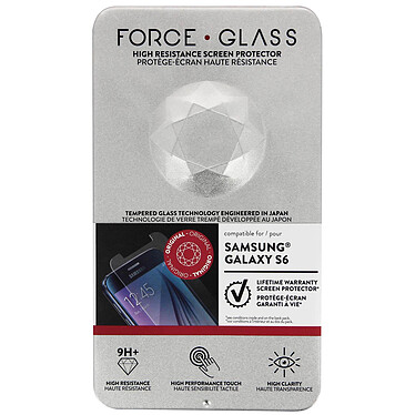 Acheter Force Glass Film en Verre Trempé Garantie à vie pour Samsung Galaxy S6