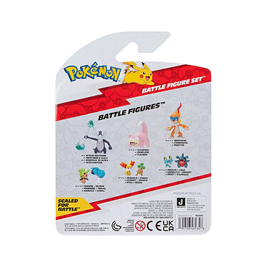 Acheter Pokémon - Pack 3 figurines Battle Figure Set Morpeko, Bulbizarre 1, Lapyro 5 cm