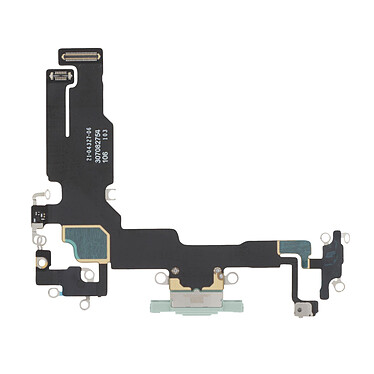 Avis Clappio Connecteur de Charge pour Apple iPhone 15, Port USB C + Microphone Vert Pâle