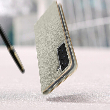 Acheter Forcell Étui pour Samsung Galaxy S22 Plus Porte-carte Support Vidéo  Luna Book Gold Gris