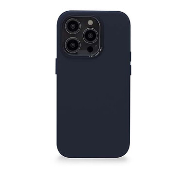 Decoded Coque Compatible avec le MagSafe en cuir pour iPhone 14 Pro Max Bleu