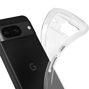 Acheter Avizar Coque pour Google Pixel 8 Silicone Souple  Transparent