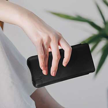 Avis Avizar Pochette Smartphone jusqu'à 4.6''' Cuir Italien Intérieur Soft touch Slim  Noir