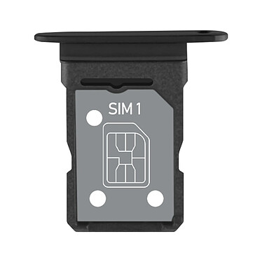 Clappio Tiroir Carte SIM de Remplacement pour Oppo Find X3 Lite  noir