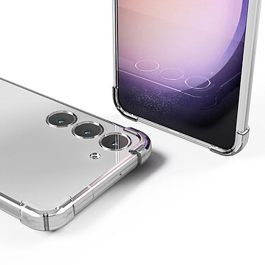 Evetane Coque Samsung Galaxy S23 Anti-Chocs avec Bords Renforcés en silicone transparente Motif pas cher