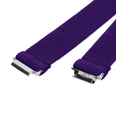 Avizar Bracelet Samsung Galaxy Watch 4 en nylon Tissé Auto ajustable violet pas cher
