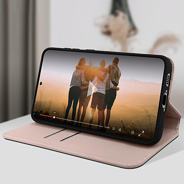 Acheter Avizar Housse pour Samsung Galaxy S23 Plus Clapet Portefeuille Fonction Support Vidéo  rose