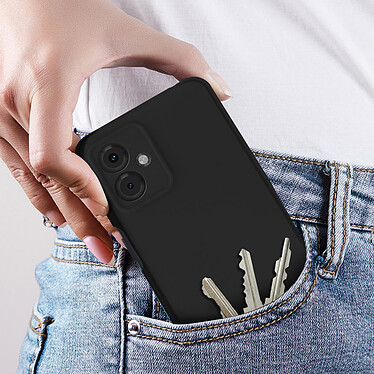 Acheter Avizar Coque pour Motorola Moto G14 Silicone Semi-rigide Doux au Toucher  Noir