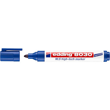 EDDING Marqueur NLS high-tech 8030 Peu Corrosif Bleu 1,5-3 mm x 10