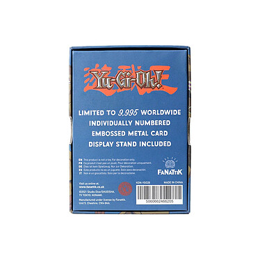 Avis Yu-Gi-Oh ! - Réplique Card Exodia The Forbidden One Limited Edition