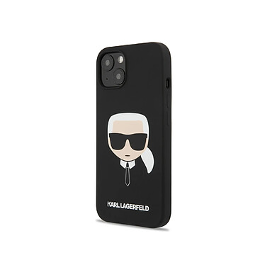 Karl Lagerfeld Coque pour Apple iPhone 14 Plus Karl's Head Noir