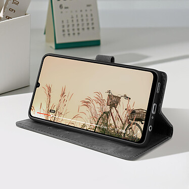 Acheter Avizar Etui pour Samsung Galaxy A05 Simil Cuir Effet Brossé Dragonne  Noir