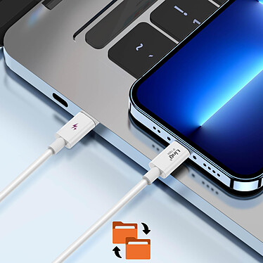 Acheter LinQ Câble USB C vers Lightning 20W Power Delivery 3m pour iPhone/iPad Blanc