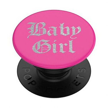 PopSockets Pop Grip pour Smartphones Standard Design Baby Girl Noir