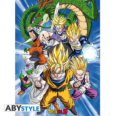 Dragon Ball Poster DBZ // Sangoku /& Ennemis 52 x 38 cm ABYstyle