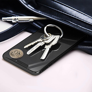 Force Glass Verre Incassable pour iPhone XS Max et 11 Pro Max Anti-espion Garantie à vie  Noir pas cher
