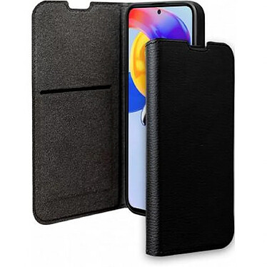 BigBen Connected Étui pour Xiaomi Redmi Note 11 4G / 11S 4G Folio Wallet avec Porte-cartes Noir