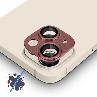 Avizar Film Caméra pour iPhone 14 et 14 Plus Verre Trempé + Alliage d'Aluminium  Rose pas cher