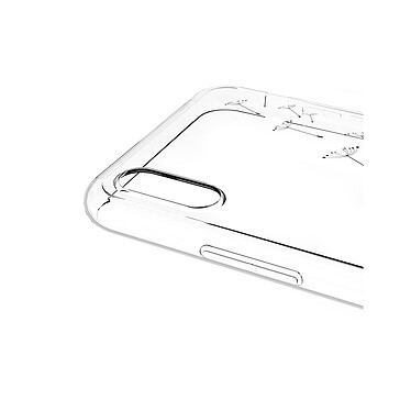 Evetane Coque iPhone X/Xs silicone transparente Motif Pissenlit ultra resistant pas cher