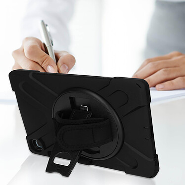Avis Avizar Coque Samsung Tab S6 Lite Hybride Poignée Rotative Béquille Bandoulière Noir