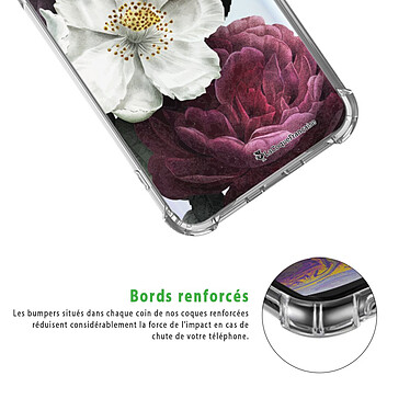 Acheter LaCoqueFrançaise Coque Samsung Galaxy A40 anti-choc souple angles renforcés transparente Motif Fleurs roses