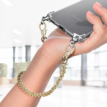 Acheter Avizar Coque Galaxy S21 Anneau personnalisable avec bijou/Chaîne - Transparent