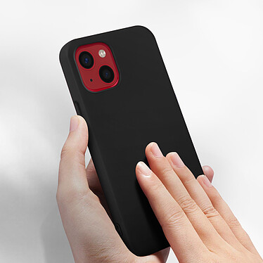Acheter Avizar Coque iPhone 13 Mini Soft-touch Silicone Semi-rigide Noir