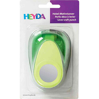HEYDA Perforatrice à motif XXL 'rond', couleur: vert