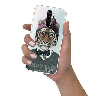 Evetane Coque Xiaomi Redmi Note 8 Pro 360 intégrale transparente Motif Tigre Fashion Tendance pas cher